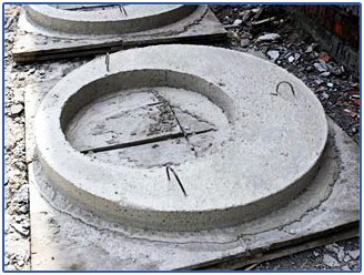 Кольца бетонные для канализации, цена в Киеве